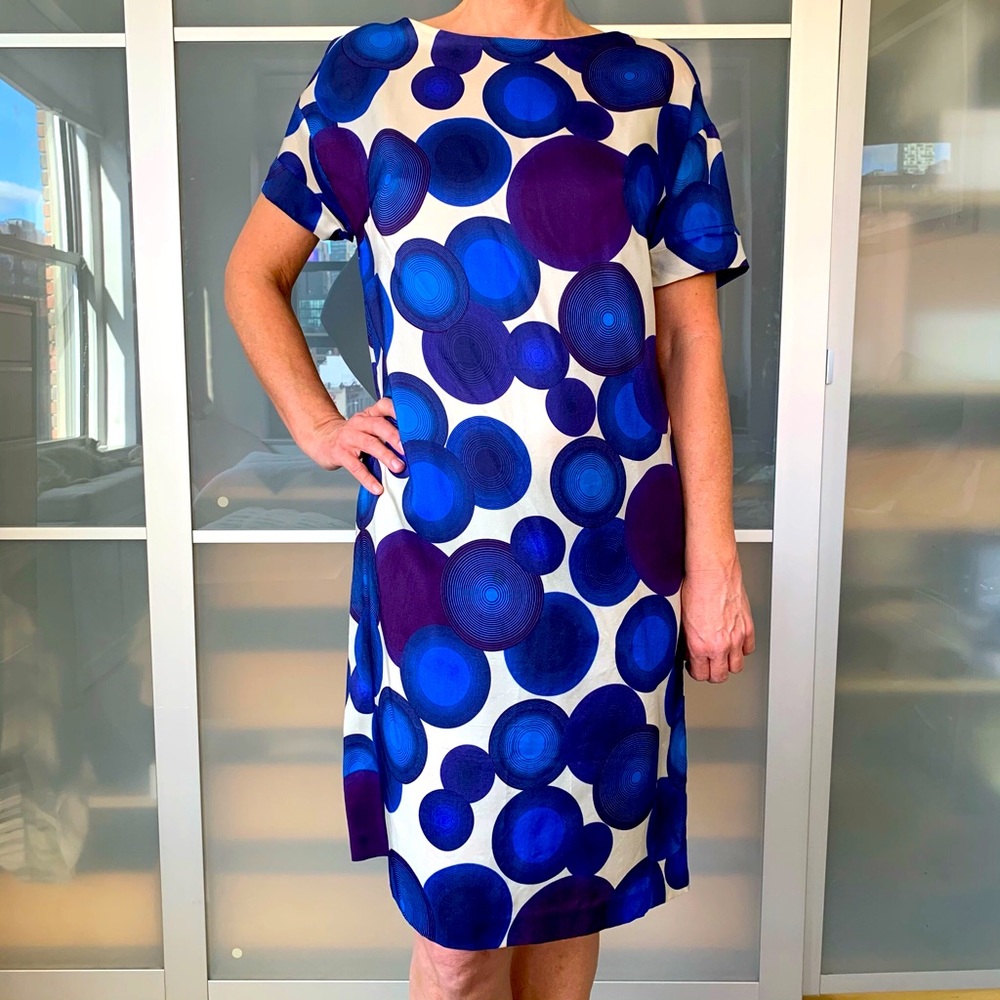 Dries Van Noten circle printed shift dress